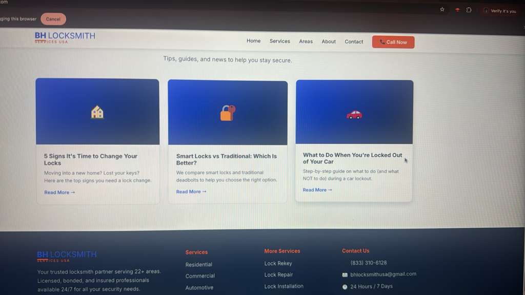 Locksmith service in Radnor, PA